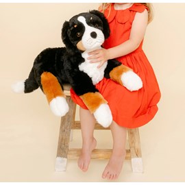 Peluche chien ferdinand assis 60 cm