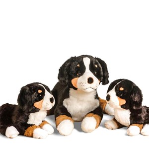 Peluche chien ferdinand assis 60 cm