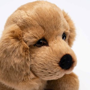 Peluche chien théo cocker allongé 35 cm