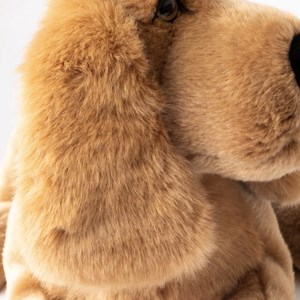 Peluche chien théo cocker allongé 50 cm