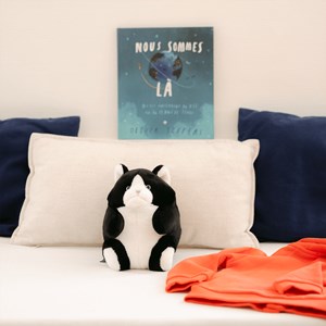 Peluche roodoodoo chacha le chat 25 cm