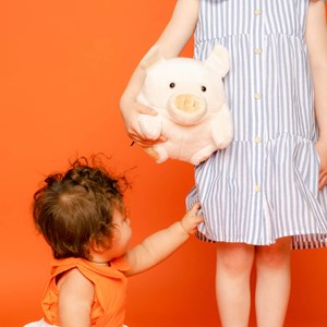 Peluche roodoodoo coco le cochon 25 cm