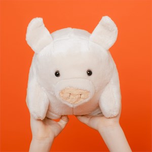 Peluche roodoodoo coco le cochon 25 cm