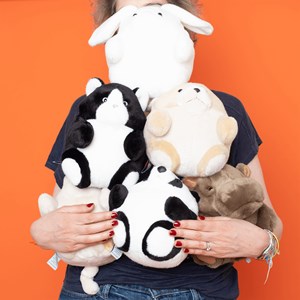 Peluche roodoodoo coco le cochon 25 cm