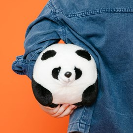 Peluche roodoodoo dada le panda 25 cm