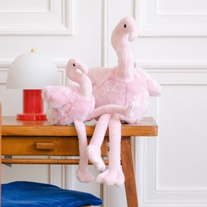 Peluche flamant rose suzie 54 cm