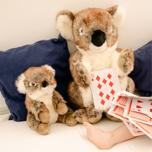 Peluche koala felicien assis 30 cm