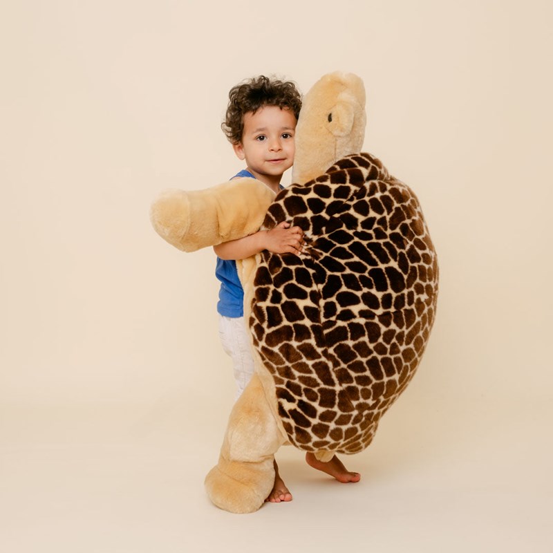 Peluche tortue rosalie 90 cm