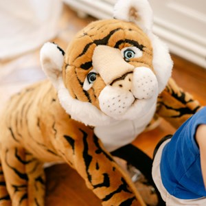 Peluche tigre césar 75 cm