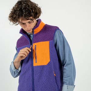 Sherpa sans manches mixte bubblegum xl