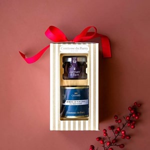 Coffret bloc foie gras chutney de figue