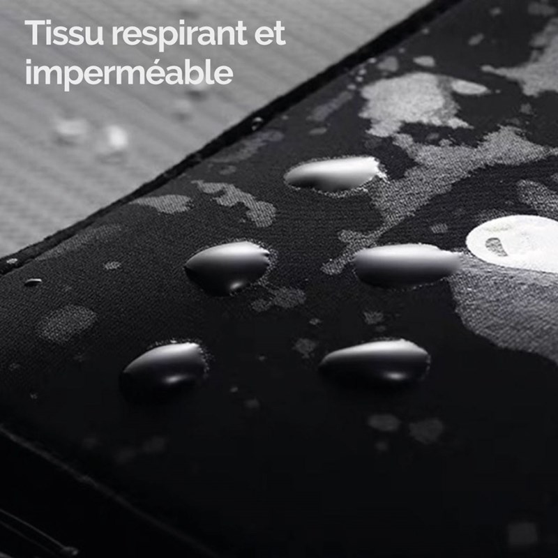 Ceinture de running, sport - bleu gris (Vivezen) - Image 3