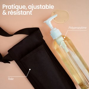 Porte-bouteille avec flacon 250 ml