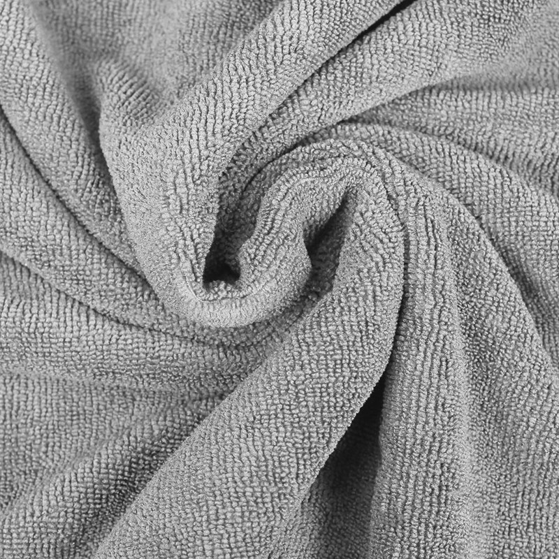 Poncho adulte , sortie de bain - gris (Vivezen) - Image 2