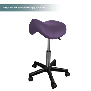 Tabouret ergonomique - violet