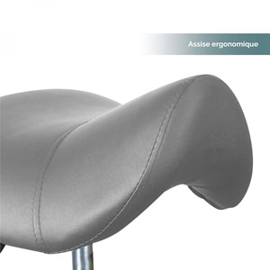 Tabouret ergonomique - gris