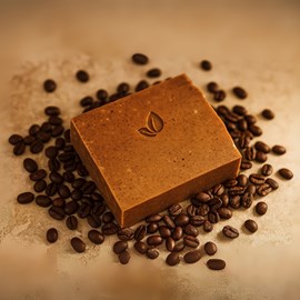 Savon exfoliant au café bio