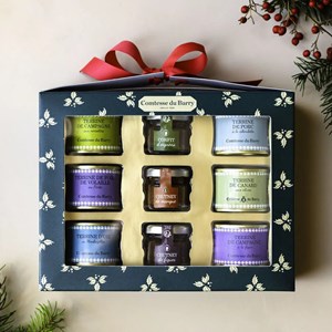 Coffret de noel 6 terrines 3 chutneys