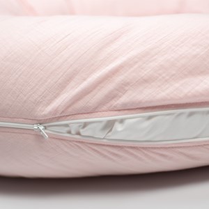 Coussin allaitement housse gaze coton