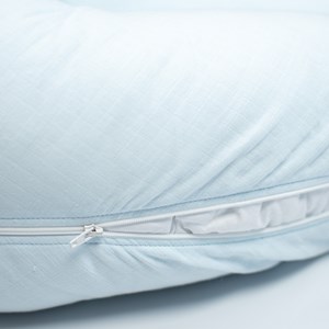 Coussin allaitement housse gaze coton