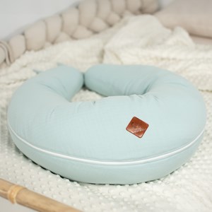 Coussin allaitement housse gaze coton