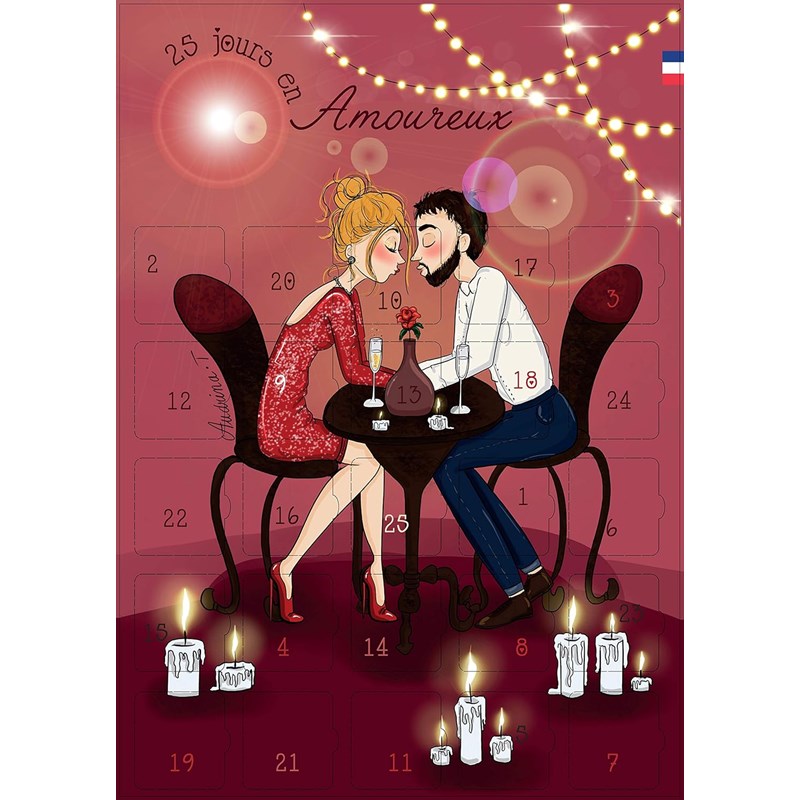Calendrier couple 25 défis romantiques