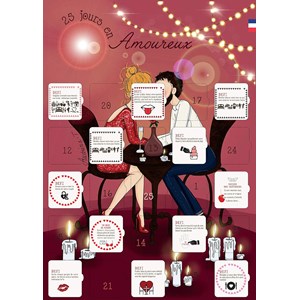 Calendrier couple 25 défis romantiques