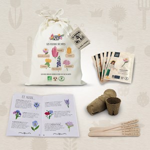 Kit de jardinage - les fleurs séchées