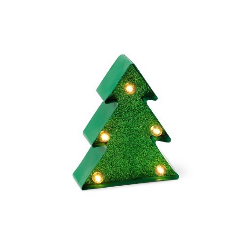 Mini lampe decorative en forme de sapin