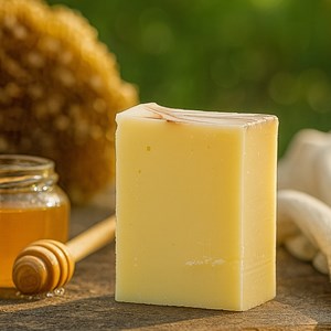 Savon bio cire d'abeille & miel