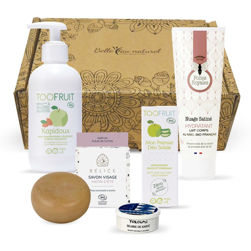 Coffret cadeau rituel beauté enfant bio
