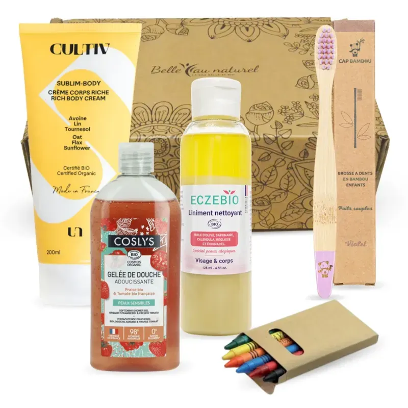 Coffret cadeau rituel beauté enfant bio