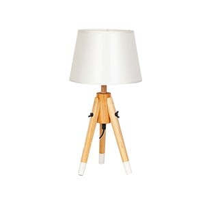 Lampe de salon romimex naturel