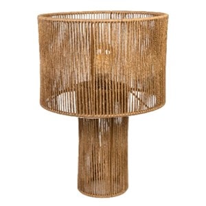 Lampe de salon romimex naturel