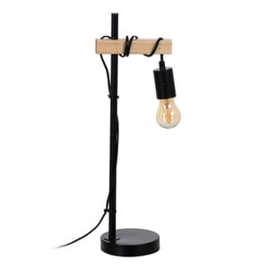 Lampe de chevet noir beige