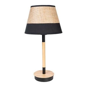 Lampe de salon romimex noir beige