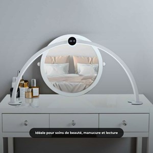 Lampe à poser elix led - blanc