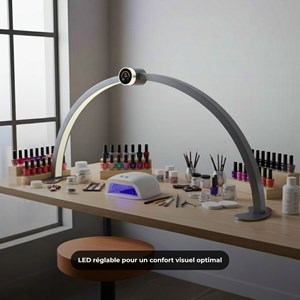 Lampe à poser elix led - blanc