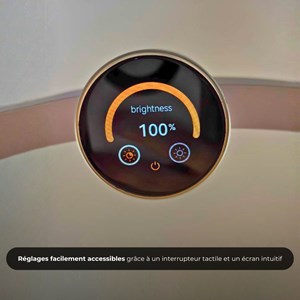 Lampe à poser elix led - blanc