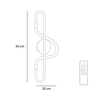 Applique murale haloé