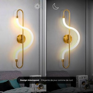 Applique murale haloe led