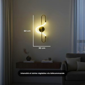 Applique murale haloe led