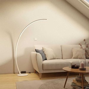 Lampadaire arc - blanc 2m