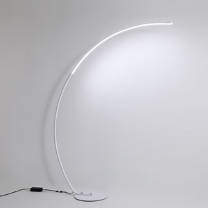 Lampadaire arc - blanc 2m