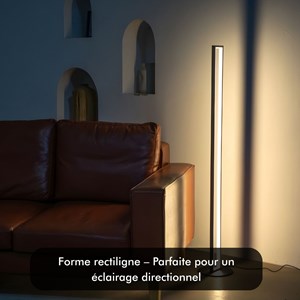 Lampadaire silta led - noir - dimmable