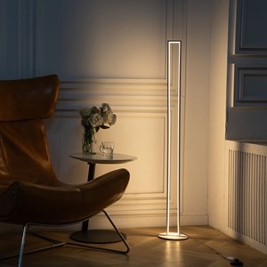 Lampadaire silta - blanc dimmable