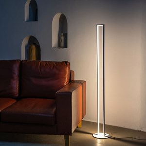 Lampadaire silta - blanc dimmable