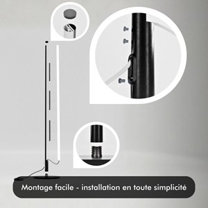 Lampadaire led - inoleds -  halo blanc