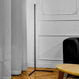 Lampadaire warm light - noir dimmable