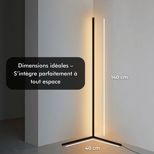 Lampadaire led - inoleds -  corner noir - dimmable